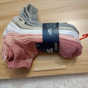 Reebok Women's Low Cut Featherweight Multi-Color Socks 10 Pack 🆕